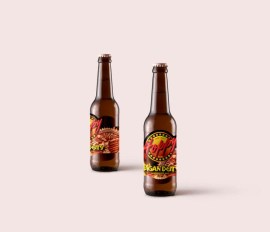 Hoppy Pagan vörös belga szűretlen sör 0,33l