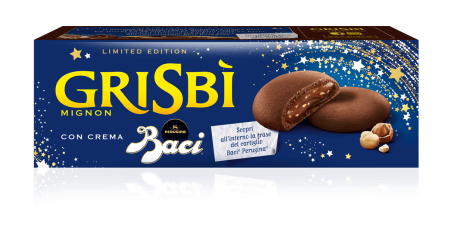 Grisbi Baci mogyorókrémmel töltött sütemény 112g