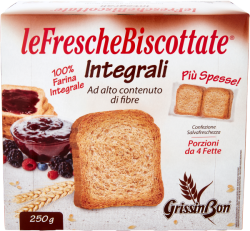 Grissinbon teljes kiőrlésű pirítós 250g