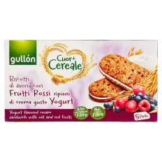 Gullon erdei gyümölcsös-joghurtos keksz 220g