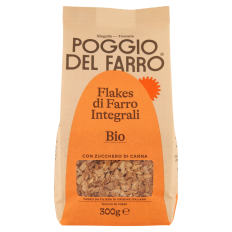 Poggio del Farro teljes kiőrlésű tönkölypehely nádcukorral 300g