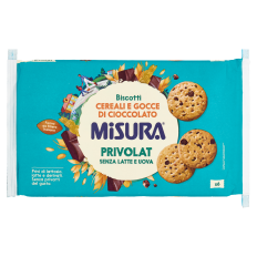 Misura gabonás keksz csokoládé cseppekkel 280g