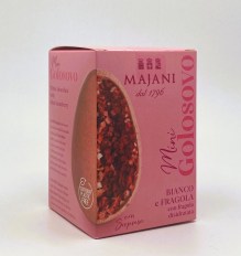 Majani Mini Golosovo epres fehér csokoládé tojás 65g