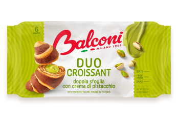 Balconi Duo pisztáciakrémes croissant 300g
