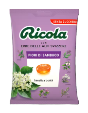 Ricola bodzavirág cukorka 70g