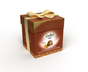 Witors Dubai csokoládé sós karamell praliné 150g díszdobozban	