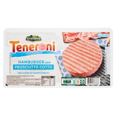 Casa Modena Teneroni prosciutto cotto burger 150g