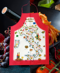 Konyhai kötény - Vini e Pasta rosso