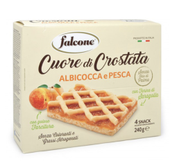 Falcone Crostata sárga- és őszibarackos sütemény 240g