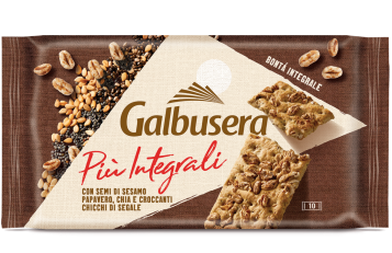 Galbusera Piu teljes kiőrlésű kréker 380g