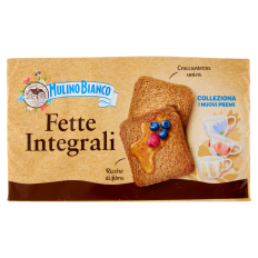 Mulino Bianco teljes kiőrlésű pirítós kenyér 630g