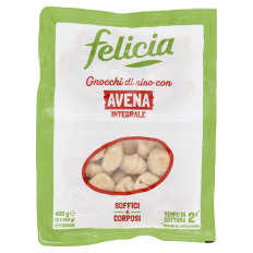 Felicia rizses gnocchi teljes kiőrlésű zabbal 400g