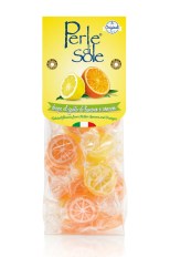 Perle di Sole citrom és narancs ízű cukorka 100g