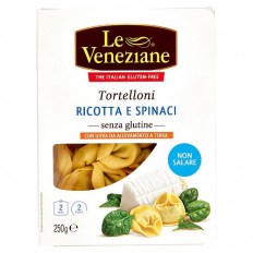 Veneziane gluténmentes ricottás-spenótos tortelloni 250g
