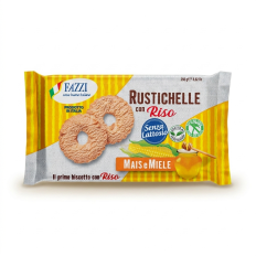 Fazzi Rustichelle rizses keksz kukoricával és mézzel 250g