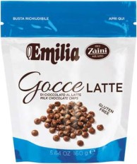 Zaini tejcsokoládé cseppek 160g