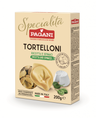Pagani Tortelloni ricotta és spenót töltelékkel 200g