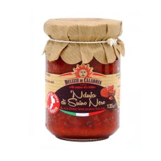 Delizie di Calabria nduja fekete malacból 135g