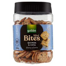 Gullon Mini Bites kréker quinoával és chia maggal 250g