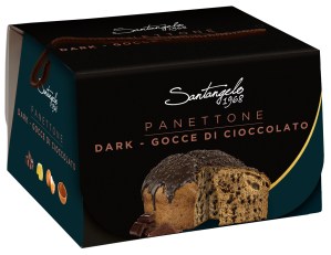 Santangelo étcsokoládécseppes panettone 900g díszdobozban