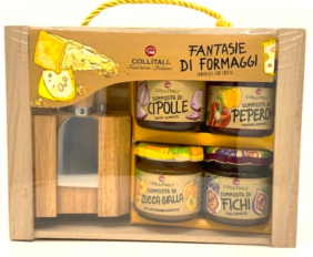 Collitali szett sajtokhoz Fantasie di formaggi 400g sajtkéssel