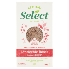 Select hámozott vörös lencse 400g