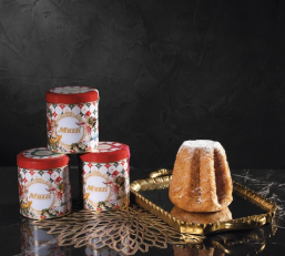 Muzzi mini pandoro 80g fémdobozban