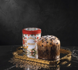 Muzzi mini panettone 100g fémdobozban