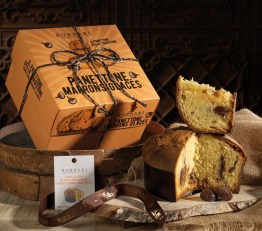 Borsari marron glaces panettone 750g díszdobozban