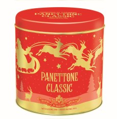 Lazzaroni panettone 1kg fém díszdobozban