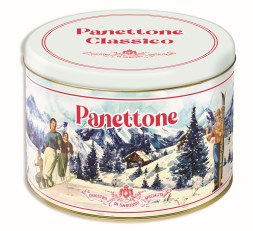 Lazzaroni panettone 750g fém díszdobozban