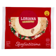 Loriana piadina sfoglia kenyér 3db 350g