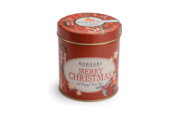 Borsari panettone Merry Christmas fémdoboz 100g