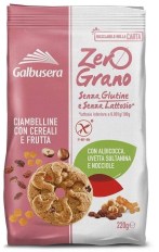 Galbusera gluténmentes ciambelle keksz gyümölcsökkel és gabonával 220g