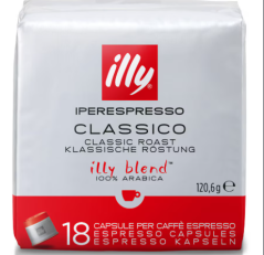 Illy kapszulás kávé espresso classico 18db