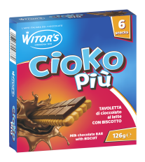 Witors Cioko più kekszes csokoládé 6db 126g