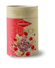 Condorelli Mini CRUNCH fehér csokoládé-málna-kakaóbab-mandula 130g