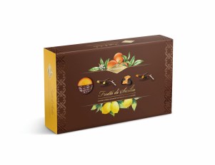 Condorelli kandírozott citrusélék csokoládéba mártva 320g