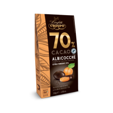 Crispo étcsokoládéval bevont sárgabarack 70% 130g