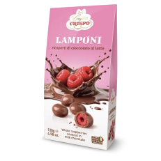 Crispo tejcsokoládéval bevont málna 130g